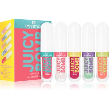 essence Juicy Bomb Lip Oil Set set cadou de buze - imagine 2